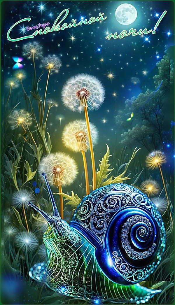 Изображение №58 1200x2092  из коллекции «Летние открытки «Спокойной доброй ночи!»»