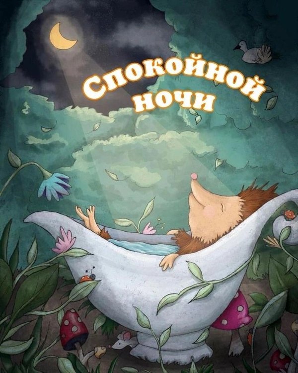 Изображение №80 736x920  из коллекции «Летние открытки «Спокойной доброй ночи!»»