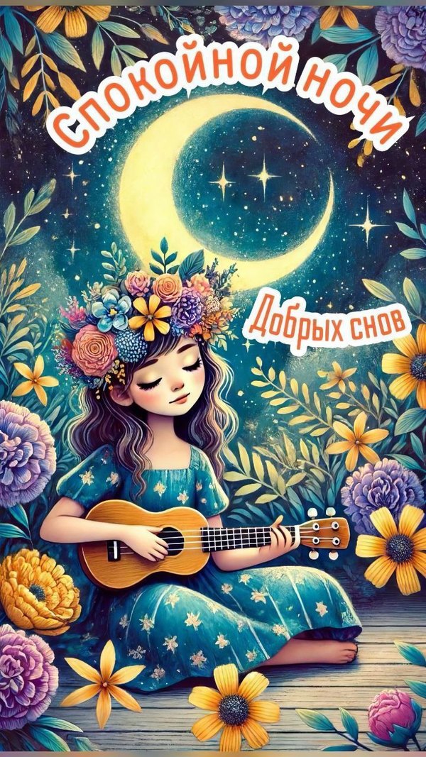 Изображение №70 720x1280  из коллекции «Летние открытки «Спокойной доброй ночи!»»
