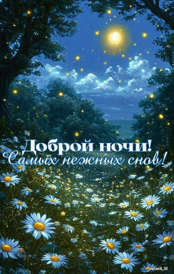 Изображение №1 768x1210  из коллекции «Летние открытки «Спокойной доброй ночи!»»