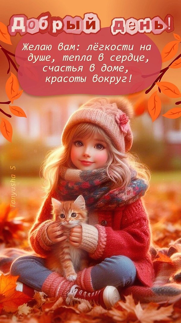 Изображение №20 1080x1920  из коллекции «Осенние открытки «Хорошего доброго дня!»»