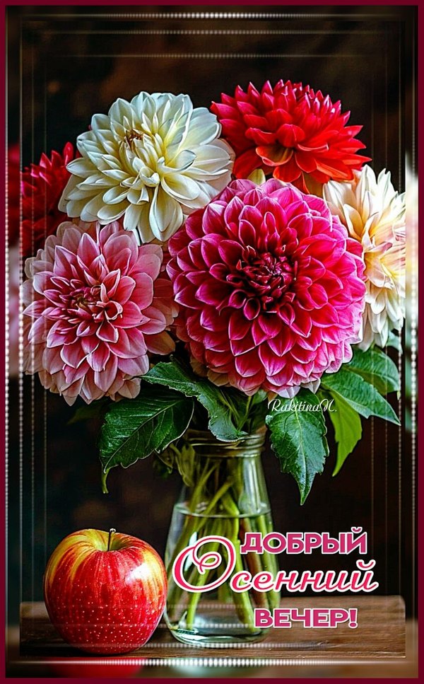 Изображение №29 844x1360 из коллекции «Осенние открытки «Хорошего доброго вечера!»»