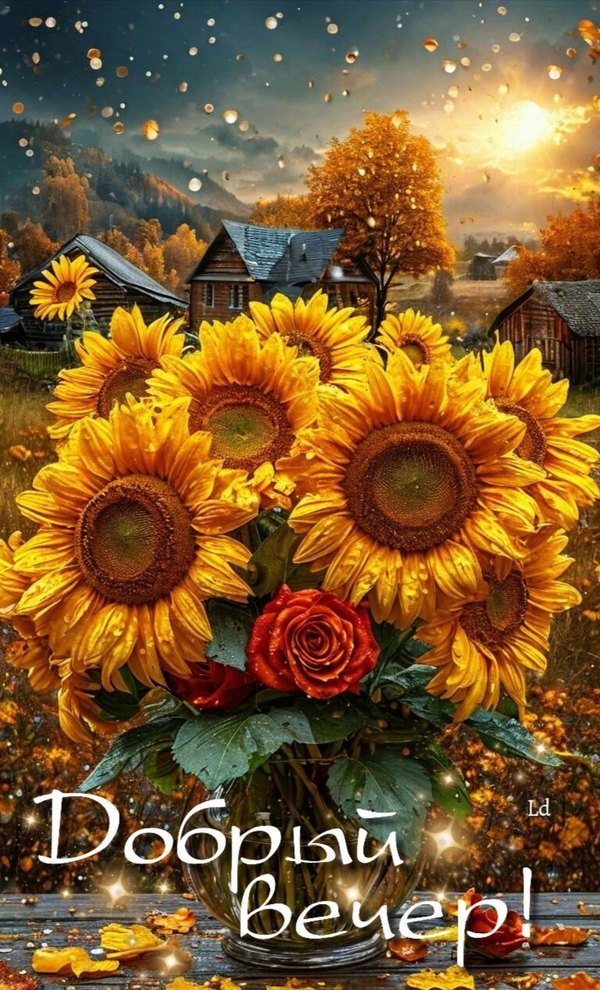 Изображение №47 767x1266 из коллекции «Осенние открытки «Хорошего доброго вечера!»»