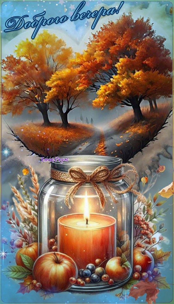 Изображение №52 1200x2097 из коллекции «Осенние открытки «Хорошего доброго вечера!»»
