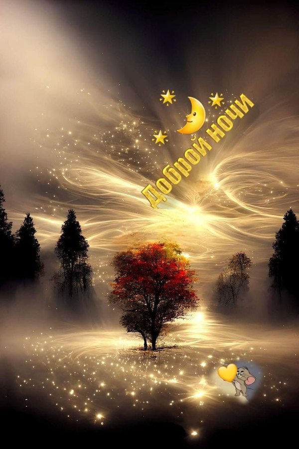 Изображение №69 736x1104  из коллекции «Осенние открытки «Спокойной доброй ночи!»»