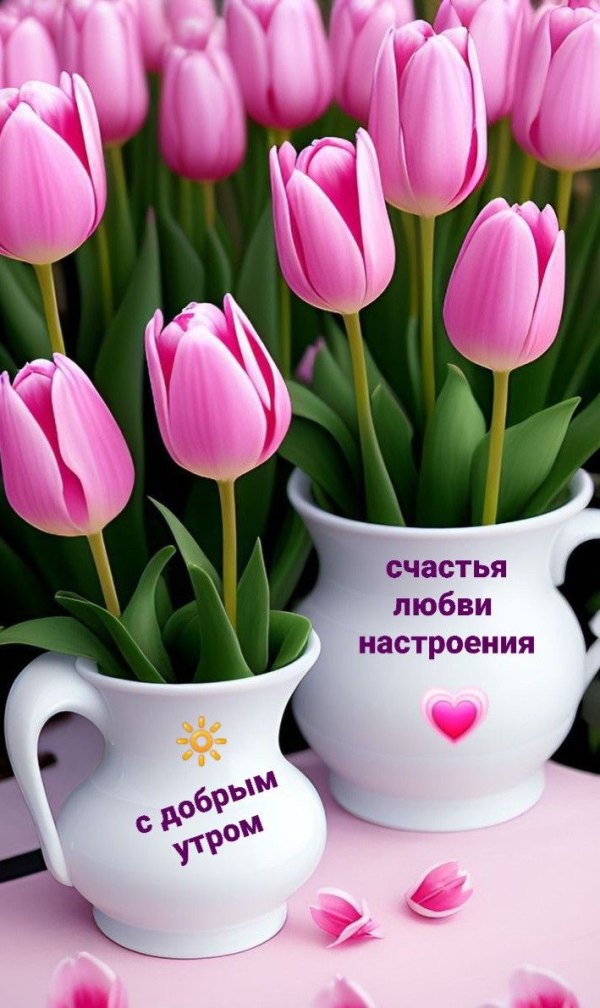 Изображение №5 709x1191 «С добрым утром! Счастья любви настроения!» из коллекции «Открытки «С добрым весенним утром!»»