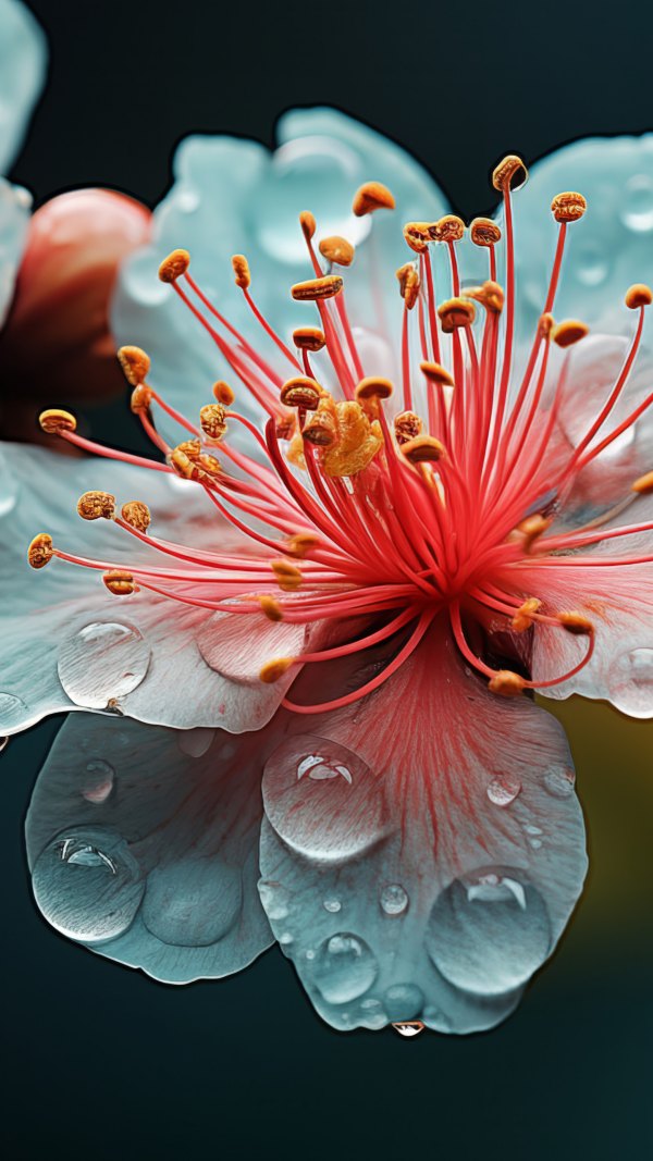 Изображение №7 2160x3840 «Весенний цветок с каплями на телефон» из коллекции «Весна»