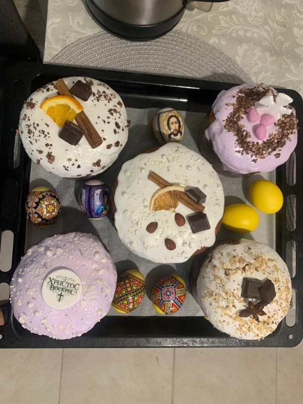 Изображение №64 960x1280 «Куличи с необычным украшением» из коллекции «Домашние пасхальные куличи и паски»