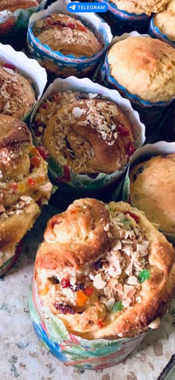 Изображение №28 591x1280 из коллекции «Домашние пасхальные куличи и паски»