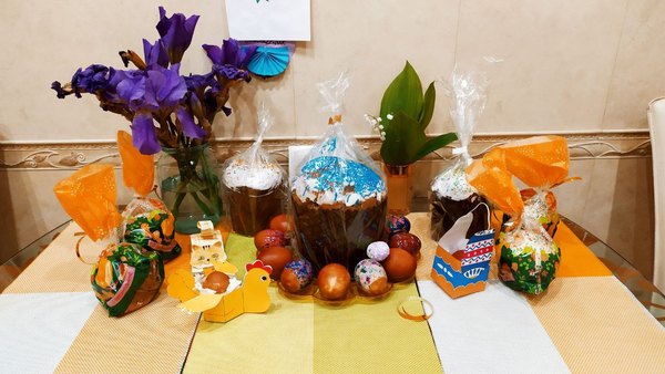 Изображение №58 1280x720 «Праздничный пасхальный стол» из коллекции «Домашние пасхальные куличи и паски»