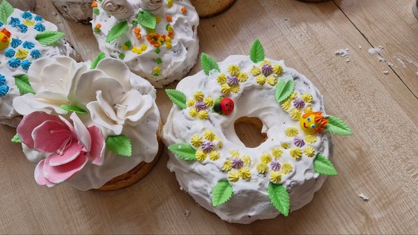 Изображение №20 1280x721 «Пасхальный пончик» из коллекции «Домашние пасхальные куличи и паски»